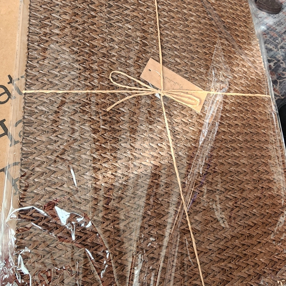 Natural handcrafted placemats set of 6